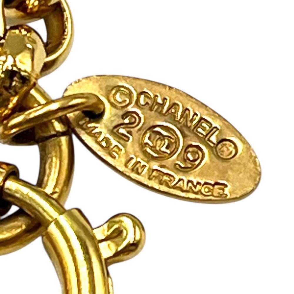 CHANEL Authentic Gold Logo Necklace - Picture 6 of 7